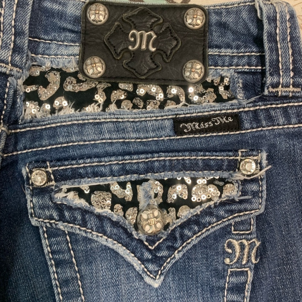 Miss me easy denim Capri - Picture 2 of 11